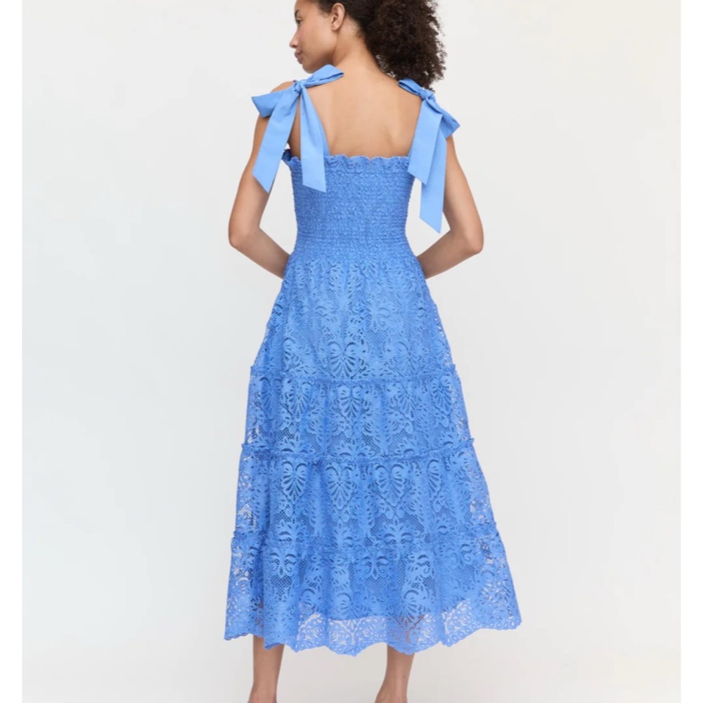 The Ribbon Ellie Nap Dress - Sky Blue Lace